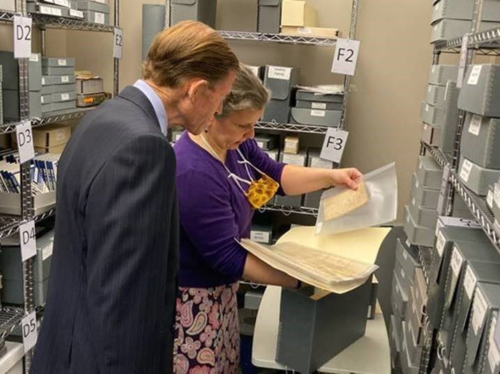 Blumenthal announced a $50,000 Save America’s Treasures grant from the National Park Services to digitize Avon’s collection of the town’s 19th century history. 